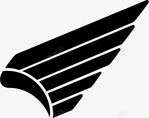 翅膀天使的翅膀飞翔图标图标