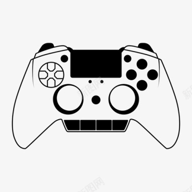 春节ps素材playstation控制器游戏gamepad图标图标