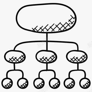 等级分化等级组织结构图排名图标图标