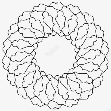 免抠装饰元素吉洛切圆装饰图标图标