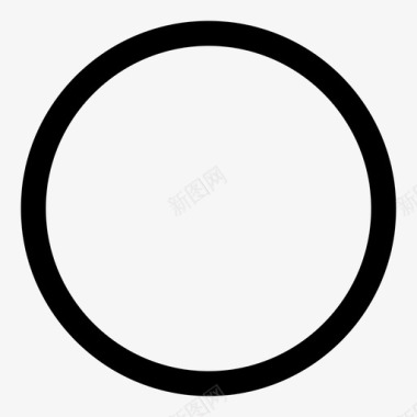 圆环形图标图标