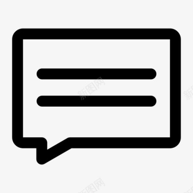 留言板信息图标