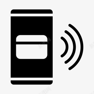 NFC互联系统nfc通信手机图标图标