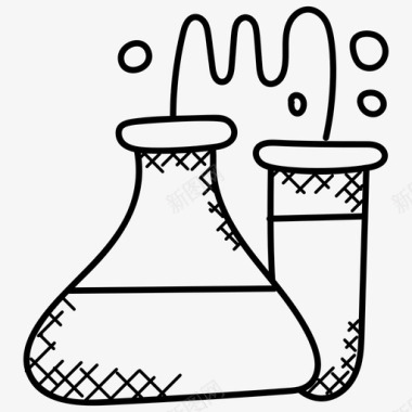 化学实验化学实验室测试科学技术图标图标