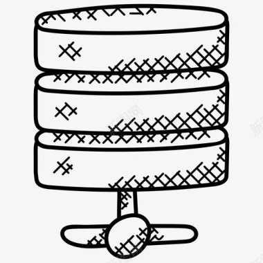 托管服务器机架共享服务器数据库数据库网络图标图标