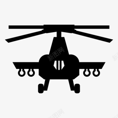 阿帕奇攻击直升机武装直升机图标图标