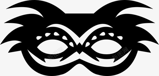 庆典派对面具狂欢节庆典图标图标