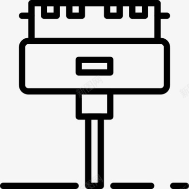 苹果充电显示苹果充电器连接互联网图标图标
