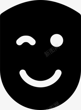 充满乐趣表情情感乐趣图标图标
