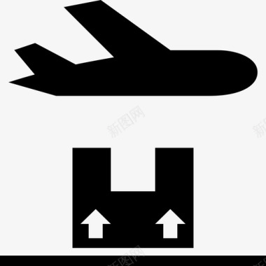 运输途中运输飞机订单图标图标