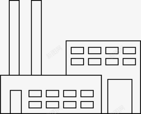 经济工厂经济工业图标图标