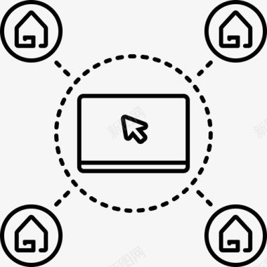 fa房地产房地产在线支持机会房地产图标图标