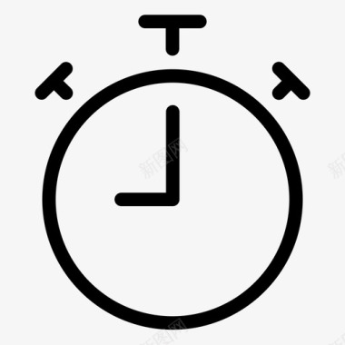 时间在流逝秒表时钟时间图标图标
