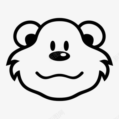 玩具救护车熊动物玩具动物图标图标