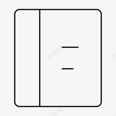 目录笔记本通用用户界面图标图标