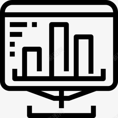 图形演示报告和演示商务计算机图标图标