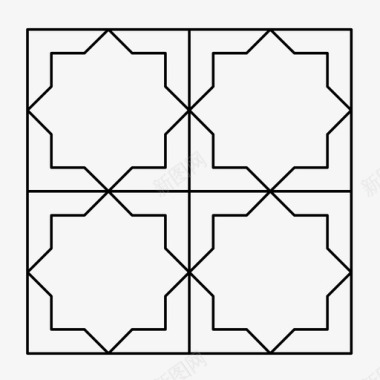 舞台图形图案瓷砖图案几何图案图标图标