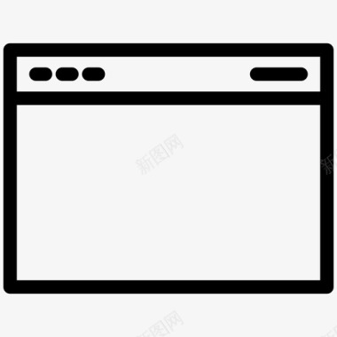 SEO和Web浏览器窗口浏览器导航器图标图标