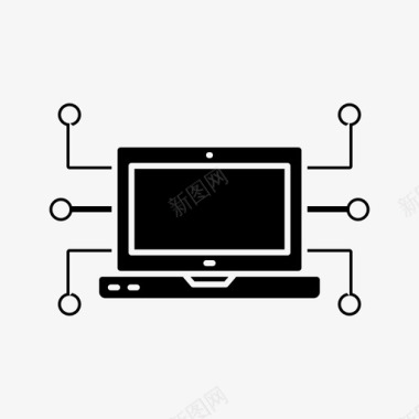 icon笔记本电脑svg规格计算机细节图标图标