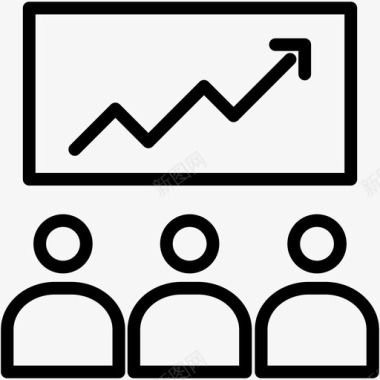 团队年会团队效率业务管理图标图标