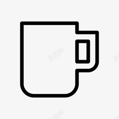 饮料酒水杯子咖啡饮料图标图标