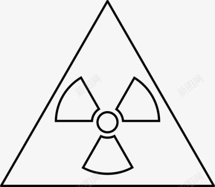 放射性放射性化学危险图标图标
