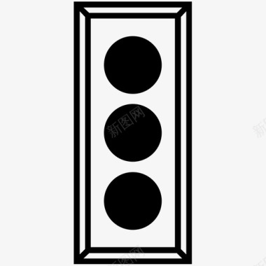 红绿灯路口红绿灯信号灯标志图标图标