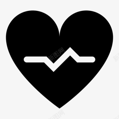 爱心公益健康心脏爱情图标图标