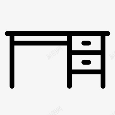 月工作办公桌办公室空间图标图标