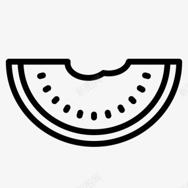 新鲜的水果图片西瓜食品新鲜图标图标