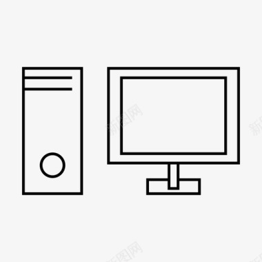 自动化工程计算机cpu技术图标图标