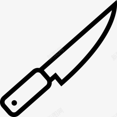 菜刀烹饪食物图标图标
