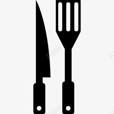 采购产品刀和抹刀刀和抹刀烹饪图标图标