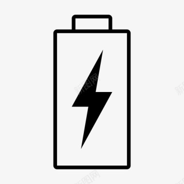 电量标志电池电池充电电池电量图标图标