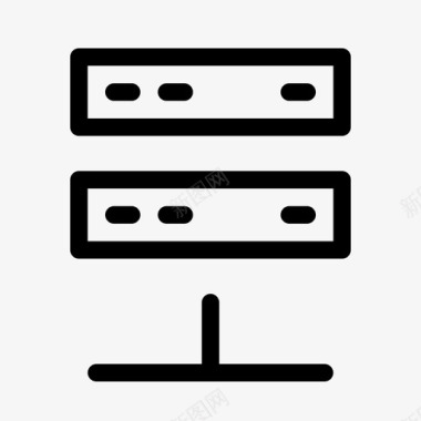 服务器服务器数据库计算网络图标图标