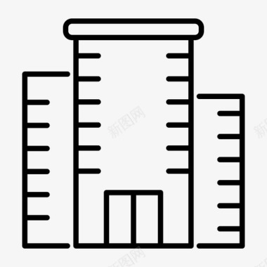 公司大楼商业图标图标