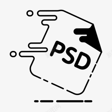 psd文件扩展名格式图形图标图标