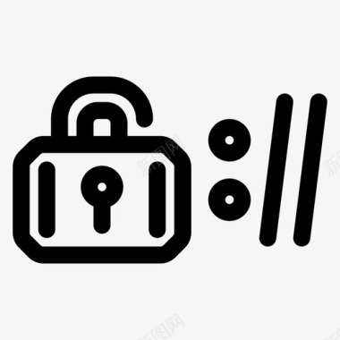 安全https链接锁图标图标
