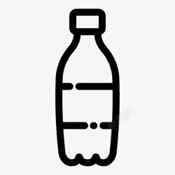 厨房玻璃杯放进瓶子饮料玻璃杯图标高清图片