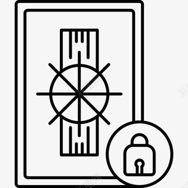 安全安全锁保护图标图标