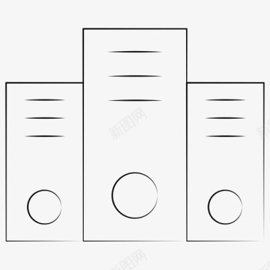 手绘科学素材服务器手绘web开发图标图标