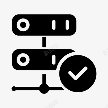 服务器数据库云计算数据存储图标图标