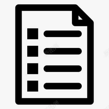 文档项目符号列表文档文件图标图标