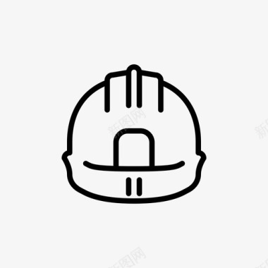 工程师头盔安全帽工人图标图标