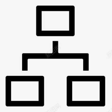 工作流程图家族树链接图标图标