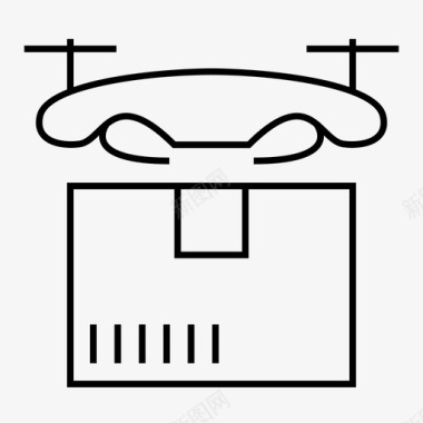 矢量无人机免抠PNG交付空中飞机图标图标