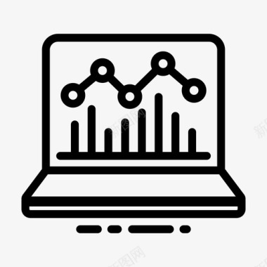 苹果电脑笔记本分析信息笔记本电脑图标图标