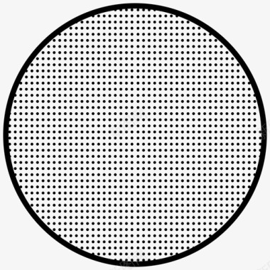 圆形虚线形状图标图标