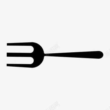 叉子餐具牛排刀图标图标