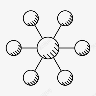 分子连接图分子连接图标图标